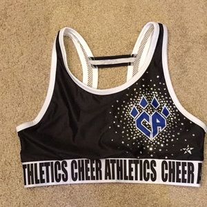 New cheer athletics bling practice sports bra AXL